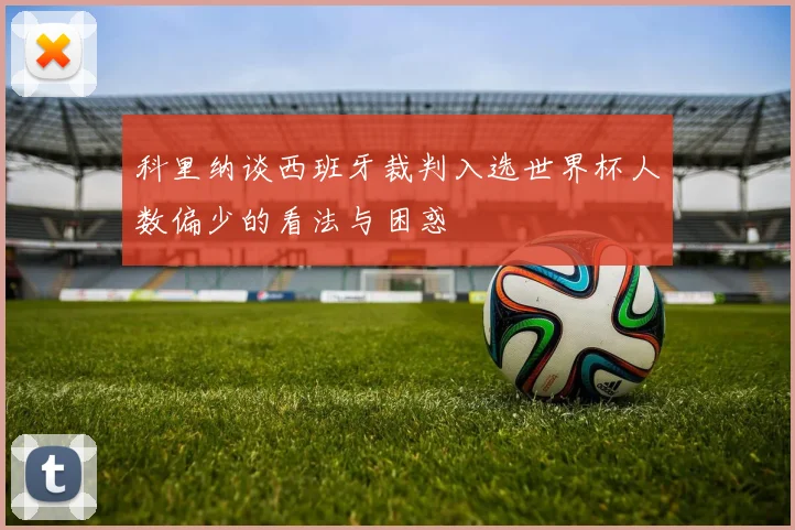 科里纳谈西班牙裁判入选世界杯人数偏少的看法与困惑